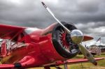 The Red Rockette At Goodwood Revival Stock Photo