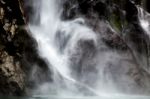 Waterfall At Milford Sound Stock Photo