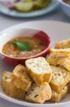 Fried Tofu Stock Photo