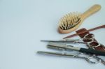 Tools For Hairdressors Stock Photo