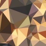 Bole Brown Abstract Low Polygon Background Stock Photo