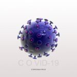 3d Render Corona Virus Disease Covid-19. Microscopic View Of A Infectious Virus Stock Photo