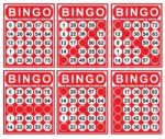 Illustration Of Bingo Card Stock Photo