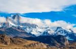 Fitz Roy Mountain, El Chalten, Patagonia, Glaciers National Park Stock Photo
