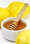 Honey And Lemons Stock Photo