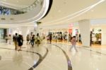 Blurred Shopping Mall Background Stock Photo