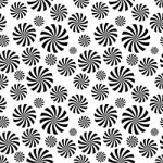Illusion Circle Seamless Pattern Stock Photo