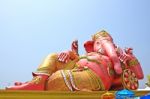 The Biggest Ganesha Statue In Temple,thailand Stock Photo