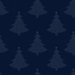 Seamless Pattern Christmas Tree Stock Photo