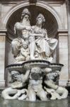 Franz Joseph I Monument At Albertina Platz In Vienna Stock Photo