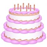 Birthday Cake Stock Photo