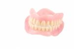Acrylic Denture Stock Photo
