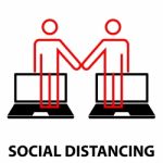 Social Distancing Stock Photo