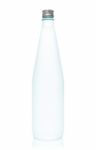 Isolated Glass Water Bottle Stock Photo
