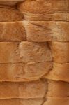 Brown Bread Stack Stock Photo