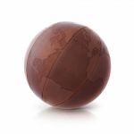 Leather Globe 3d Illustration North And South America Map Stock Photo