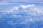 Cloud Scatter On Blue Sky Stock Photo