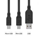The Usb Cable For Connection Data With High Technology Stock Photo