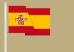 Spain Flag With Copyspace Stock Photo