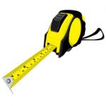 Tape Measure Isolated On White Background Stock Photo