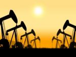 Oil Wells Represents Extract Refineries And Oilfield Stock Photo