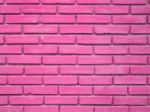 Pink Brick Wall Texture Background Stock Photo