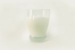 Glass Milk Stock Photo