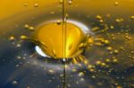 Pouring Olive Oil Liquid Stock Photo