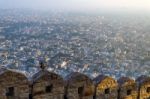 City Of Jaipur, View From Nahargarh Fort Stock Photo