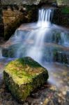 Tiny Waterfall In Sussex Stock Photo