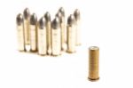 Think Different (group Of Bullets And Single Bullet Stock Photo