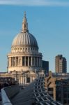 St Paul's Cathedral In London Stock Photo