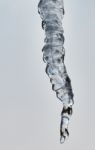 Large Icicle In December2 Stock Photo