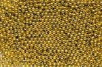 Golden Bead Background Stock Photo