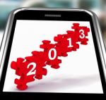 2013 On Smartphone Showing Future Visions Stock Photo