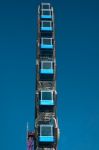 Amusement Park Ferris Wheel Stock Photo
