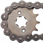 Sprocket And Chain Stock Photo