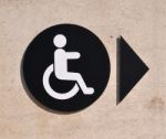 Handicap Sign Stock Photo