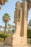 Standing Statue Of Ramses Ii Stock Photo