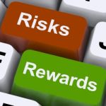 Risks Rewards Keys Stock Photo
