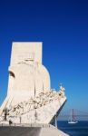 Monument To The Discoveries Stock Photo