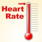 Heart Pulse Shows Degree Healthy And Heartbeat Stock Photo
