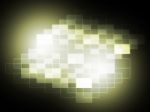 Blurry Pixel Light Spot Shows Modern Art Or Creativity
 Stock Photo