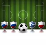 Group A Of 2012 Europe Soccer Stock Photo