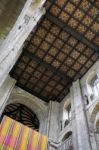 Interior View Of Winchester Cathedral Stock Photo