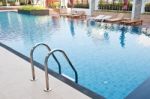 Swimming Pool At Hotel Stock Photo