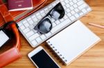 Travel Booking And Planning Concept Stock Photo
