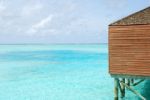 Seascape And Water Villas Detail In Maldives Stock Photo
