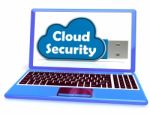 Cloud Security Memory Shows Account And Login Stock Photo