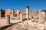 Kourion, Cyprus/greece - July 24 : Temple Of Apollo Hylates Near Stock Photo